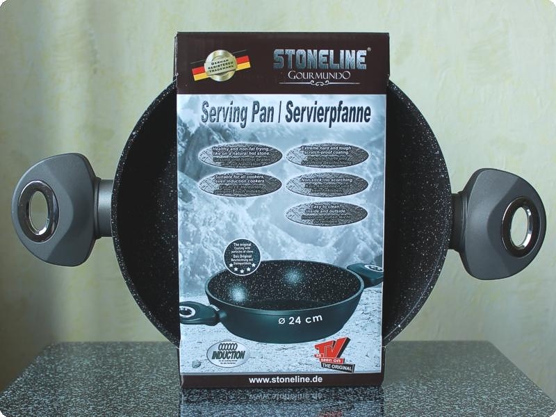 Stoneline® серия «Gourmundo» сковорода сервировочная Ø24 см. с каменным антипригарным покрытием Арт. WX 16358